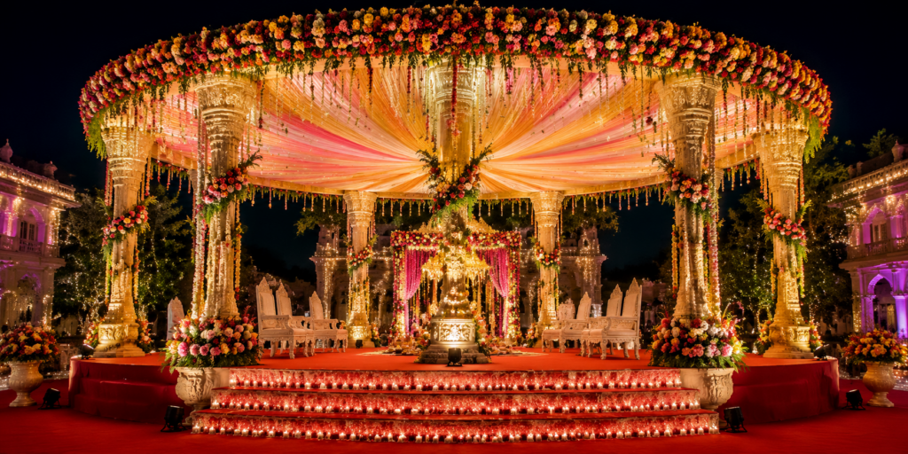 weding mondop decoration in bd kolpo event